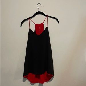 SOLD❤️❤️🖤❤️Express Reversible Top in Black and Red